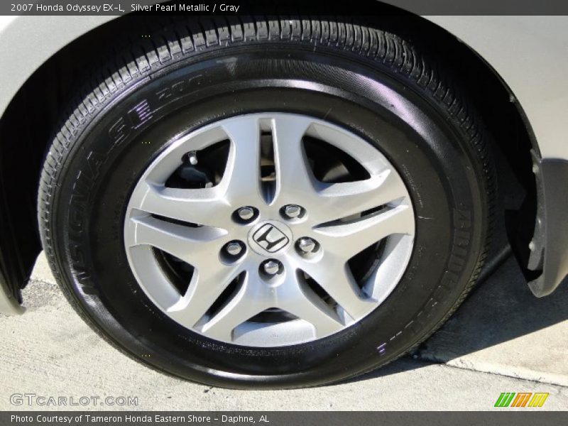 Silver Pearl Metallic / Gray 2007 Honda Odyssey EX-L
