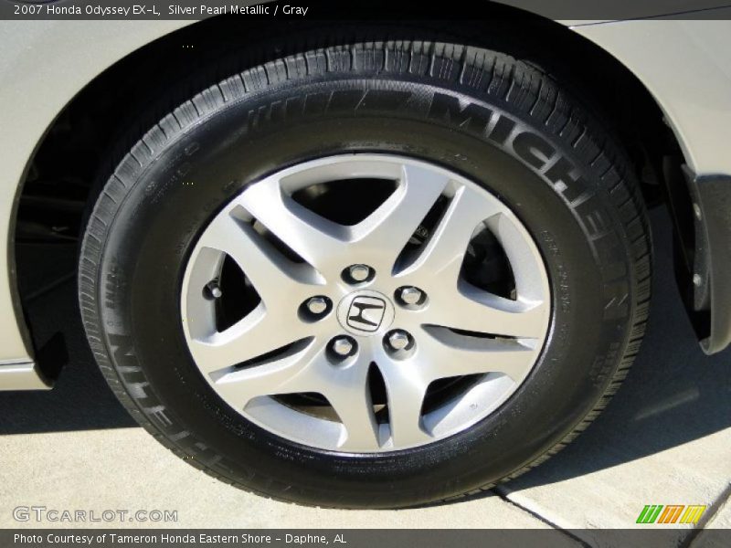 Silver Pearl Metallic / Gray 2007 Honda Odyssey EX-L