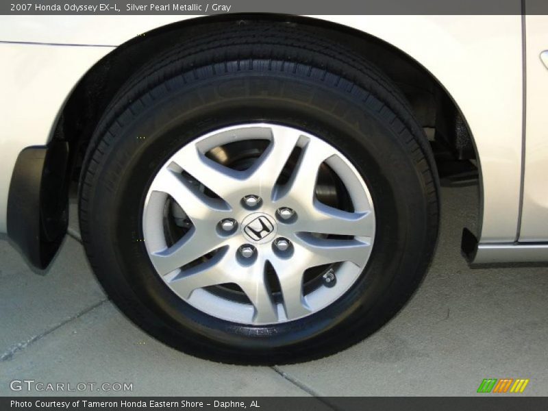 Silver Pearl Metallic / Gray 2007 Honda Odyssey EX-L