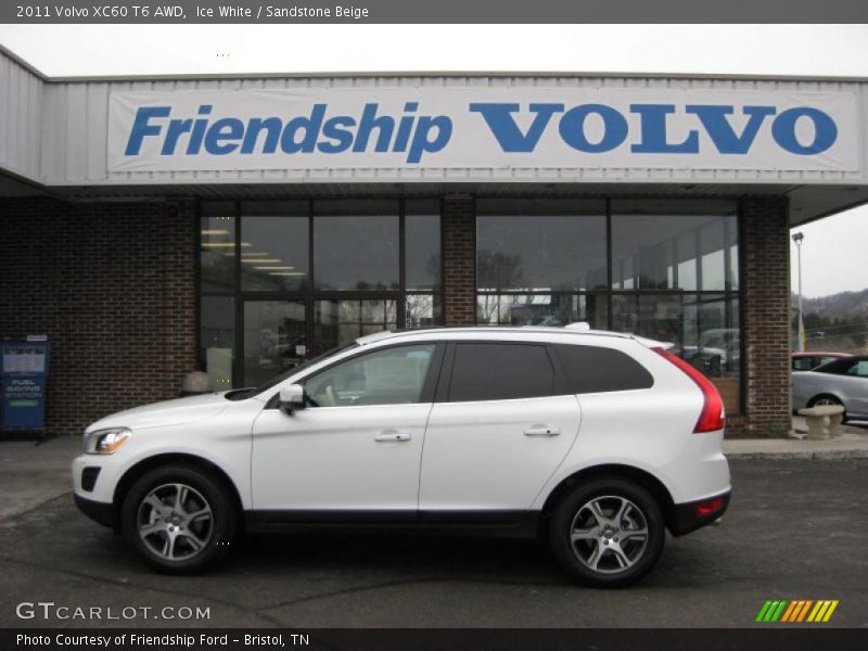 Ice White / Sandstone Beige 2011 Volvo XC60 T6 AWD