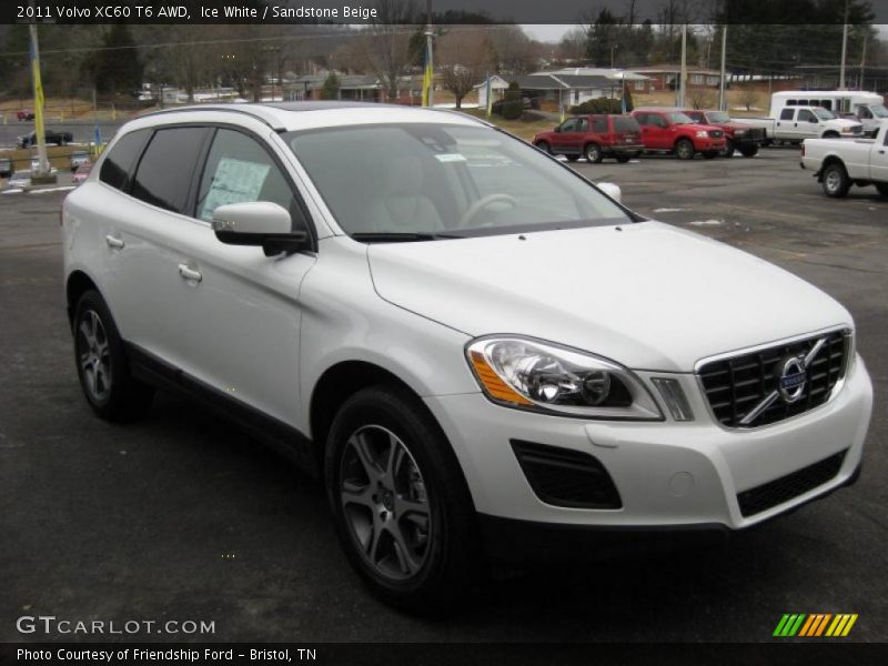 Ice White / Sandstone Beige 2011 Volvo XC60 T6 AWD