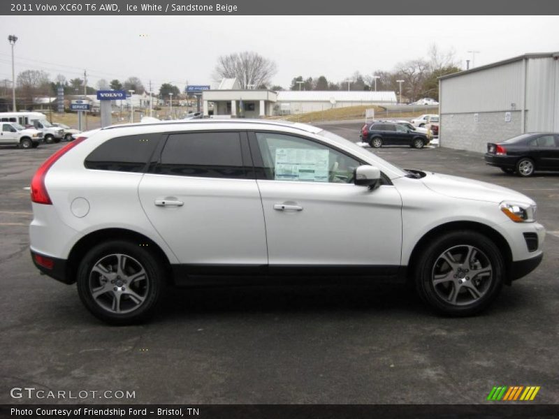 Ice White / Sandstone Beige 2011 Volvo XC60 T6 AWD