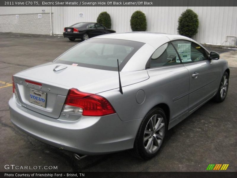 Electric Silver Metallic / Soverign Hide Off Black Leather/Off Black 2011 Volvo C70 T5