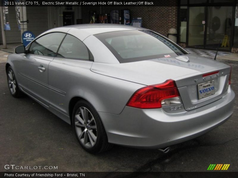 Electric Silver Metallic / Soverign Hide Off Black Leather/Off Black 2011 Volvo C70 T5