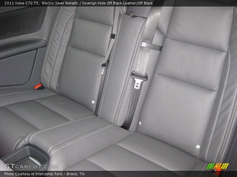 Electric Silver Metallic / Soverign Hide Off Black Leather/Off Black 2011 Volvo C70 T5