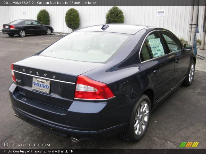 Caspian Blue Metallic / Sandstone Beige 2011 Volvo S80 3.2