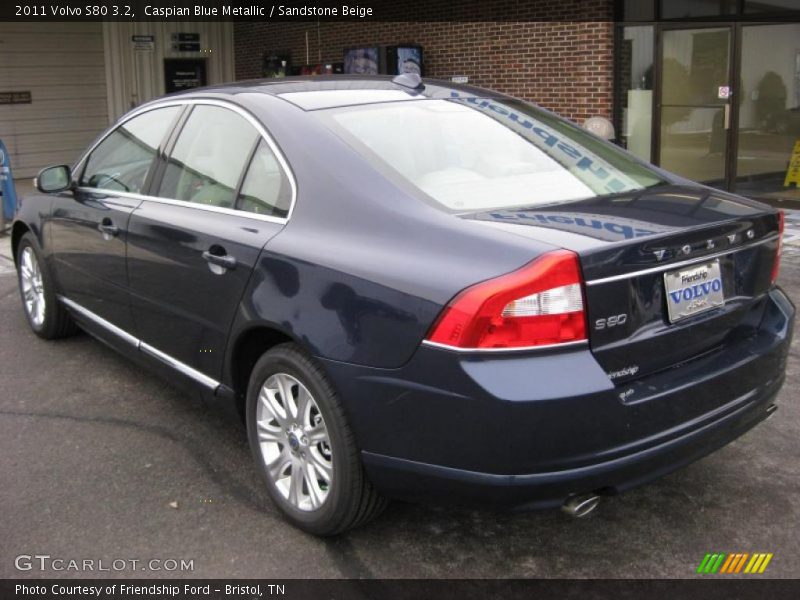 Caspian Blue Metallic / Sandstone Beige 2011 Volvo S80 3.2