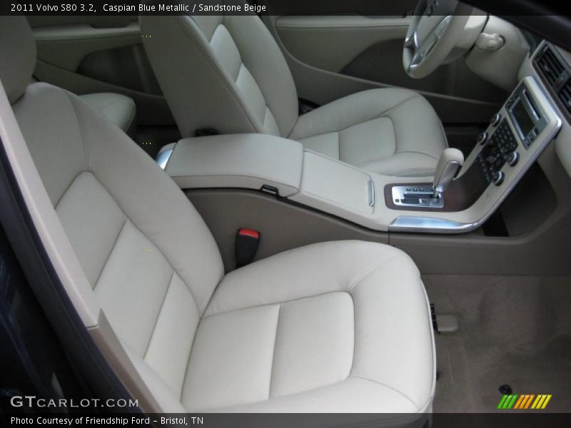 Caspian Blue Metallic / Sandstone Beige 2011 Volvo S80 3.2