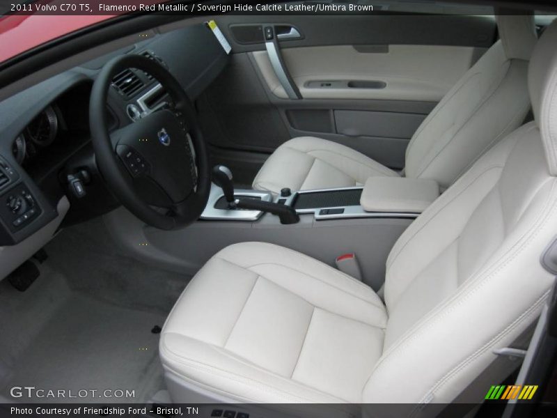  2011 C70 T5 Soverign Hide Calcite Leather/Umbra Brown Interior