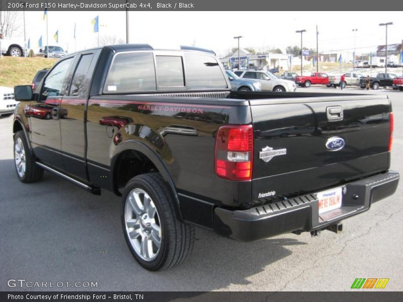 Black / Black 2006 Ford F150 Harley-Davidson SuperCab 4x4