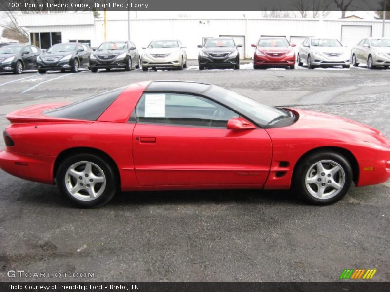 Bright Red / Ebony 2001 Pontiac Firebird Coupe