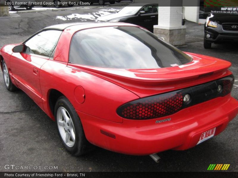 Bright Red / Ebony 2001 Pontiac Firebird Coupe