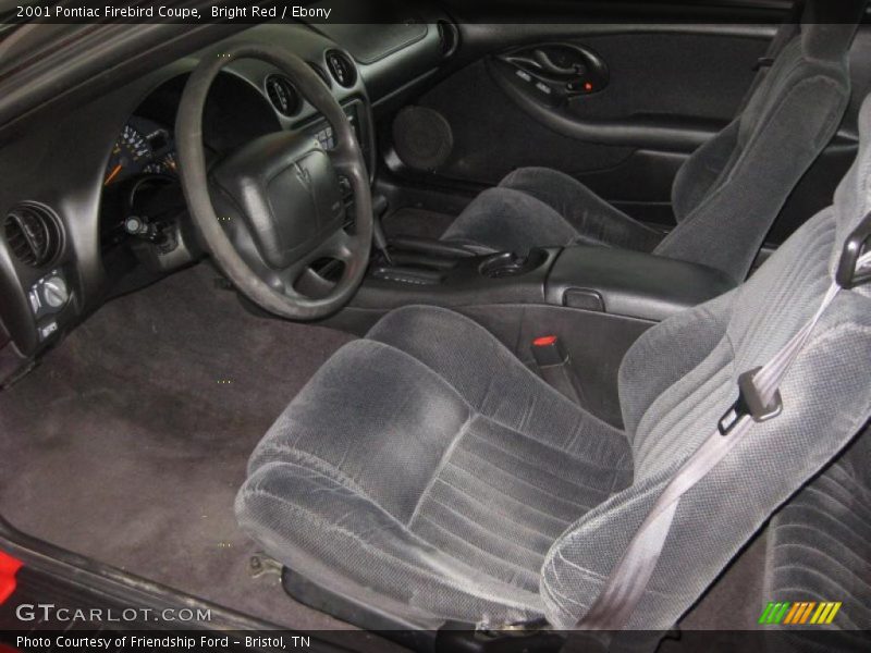  2001 Firebird Coupe Ebony Interior