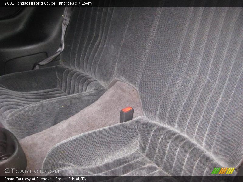  2001 Firebird Coupe Ebony Interior