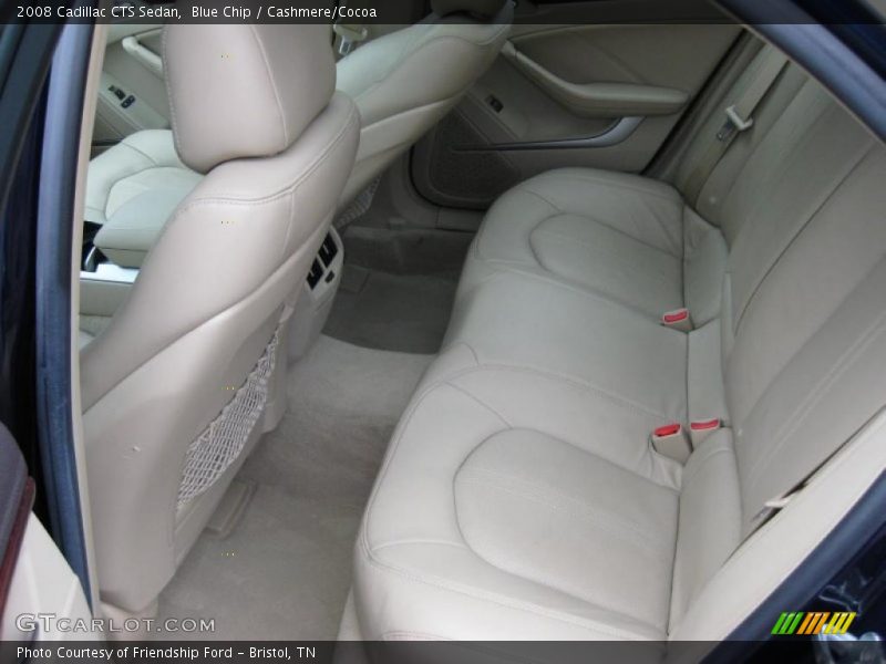 Blue Chip / Cashmere/Cocoa 2008 Cadillac CTS Sedan