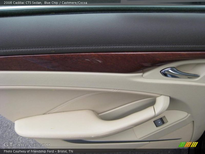 Blue Chip / Cashmere/Cocoa 2008 Cadillac CTS Sedan