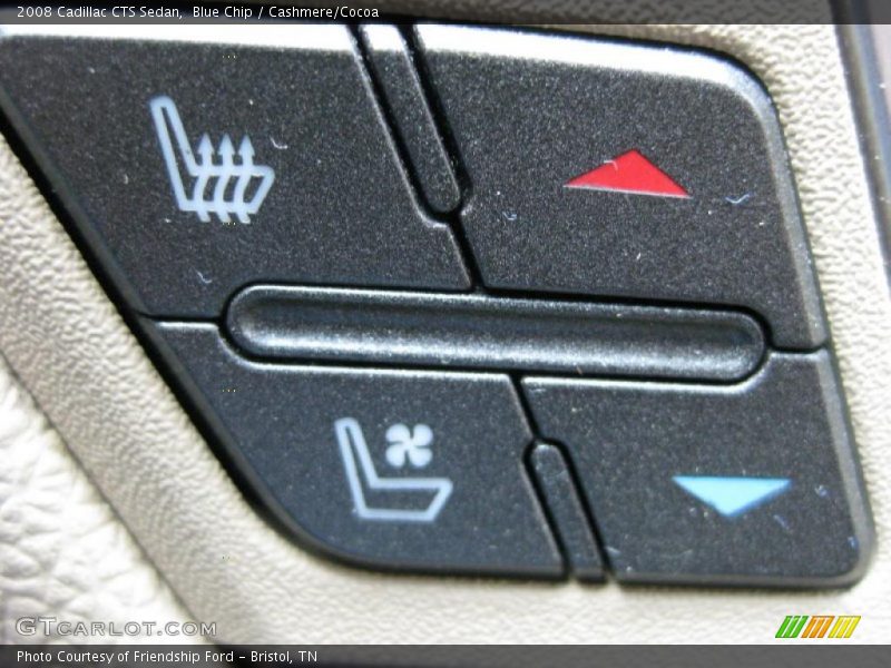 Blue Chip / Cashmere/Cocoa 2008 Cadillac CTS Sedan