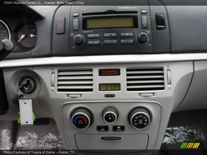 Controls of 2006 Sonata GL