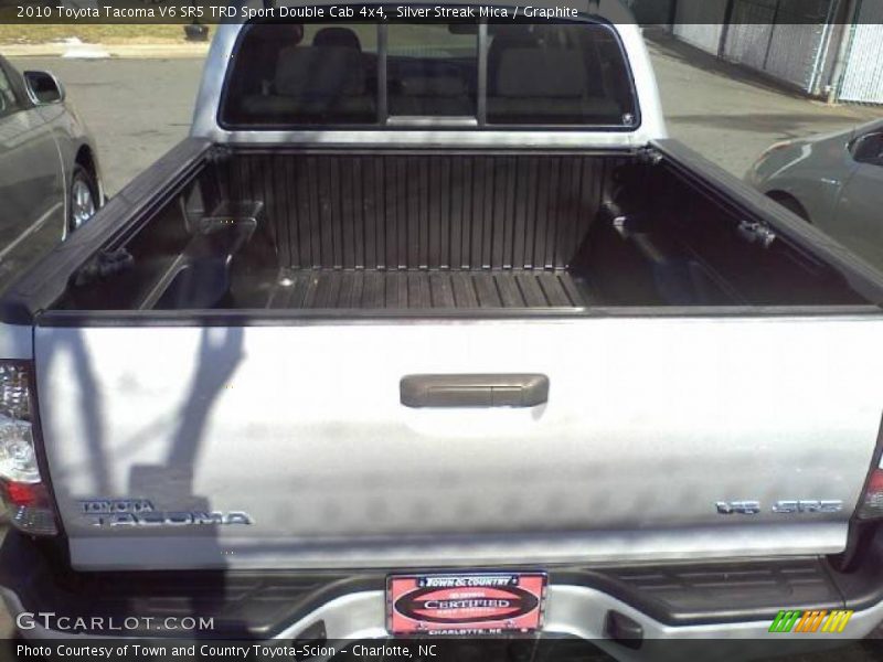 Silver Streak Mica / Graphite 2010 Toyota Tacoma V6 SR5 TRD Sport Double Cab 4x4