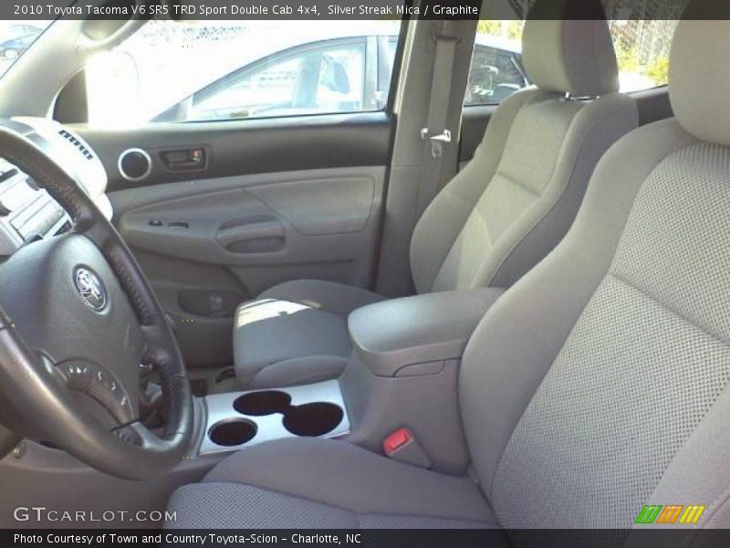 Silver Streak Mica / Graphite 2010 Toyota Tacoma V6 SR5 TRD Sport Double Cab 4x4