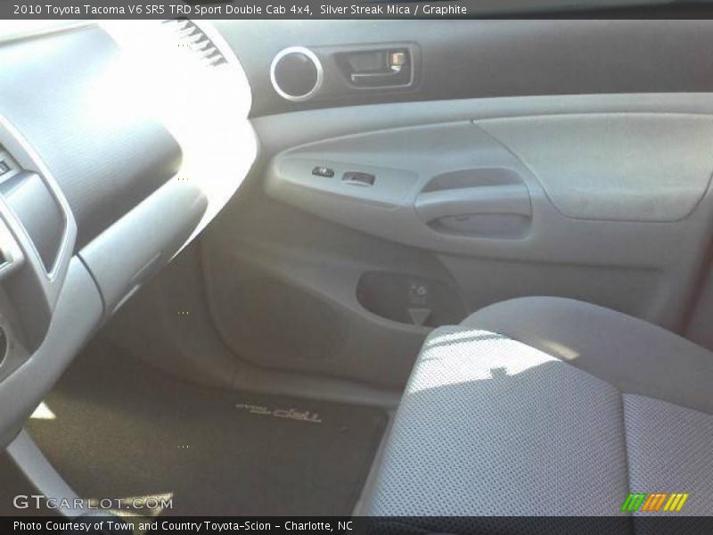 Silver Streak Mica / Graphite 2010 Toyota Tacoma V6 SR5 TRD Sport Double Cab 4x4