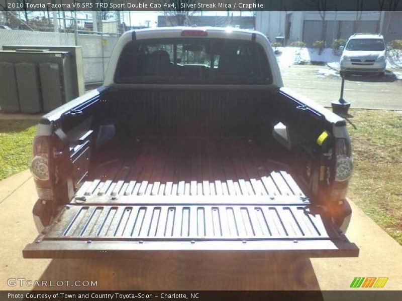 Silver Streak Mica / Graphite 2010 Toyota Tacoma V6 SR5 TRD Sport Double Cab 4x4