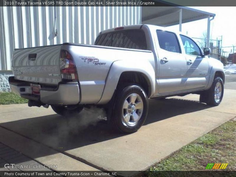Silver Streak Mica / Graphite 2010 Toyota Tacoma V6 SR5 TRD Sport Double Cab 4x4