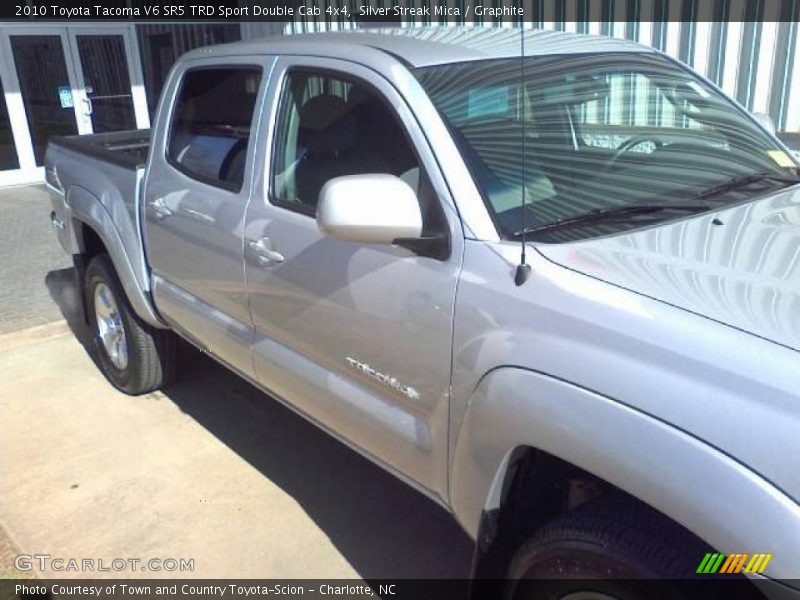 Silver Streak Mica / Graphite 2010 Toyota Tacoma V6 SR5 TRD Sport Double Cab 4x4