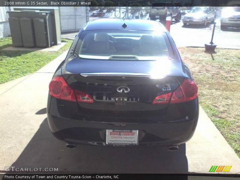 Black Obsidian / Wheat 2008 Infiniti G 35 Sedan