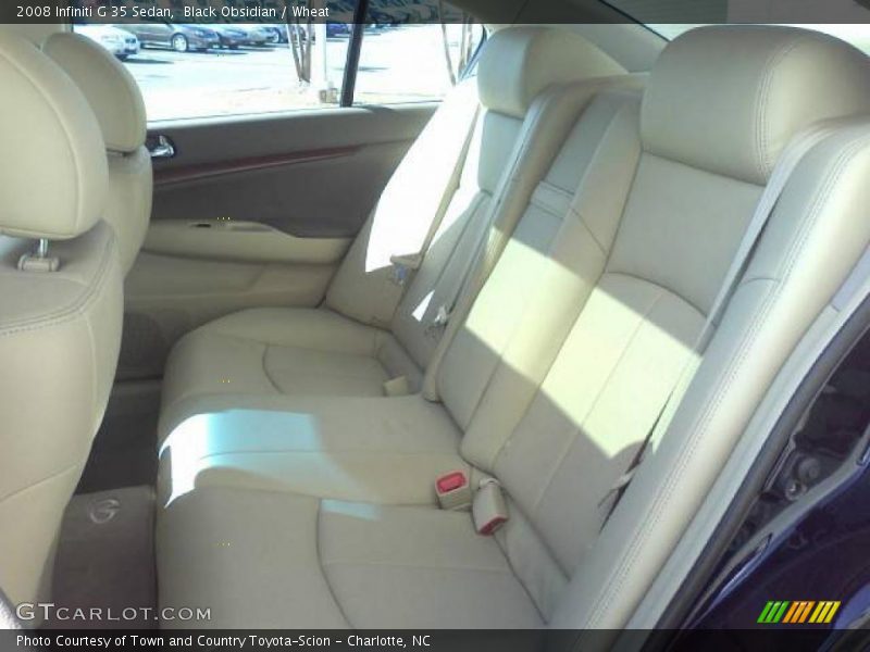 Black Obsidian / Wheat 2008 Infiniti G 35 Sedan