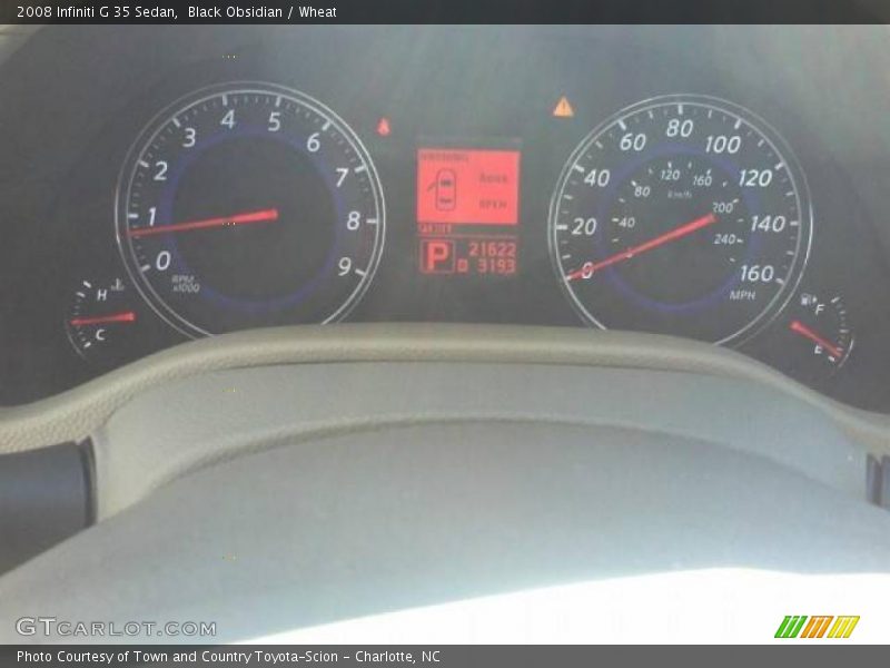 Black Obsidian / Wheat 2008 Infiniti G 35 Sedan