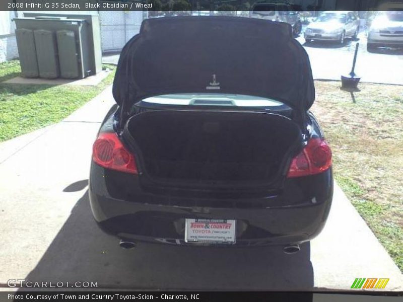 Black Obsidian / Wheat 2008 Infiniti G 35 Sedan