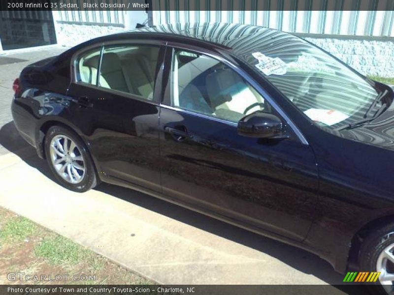 Black Obsidian / Wheat 2008 Infiniti G 35 Sedan