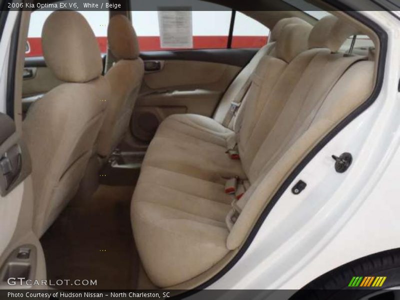 White / Beige 2006 Kia Optima EX V6