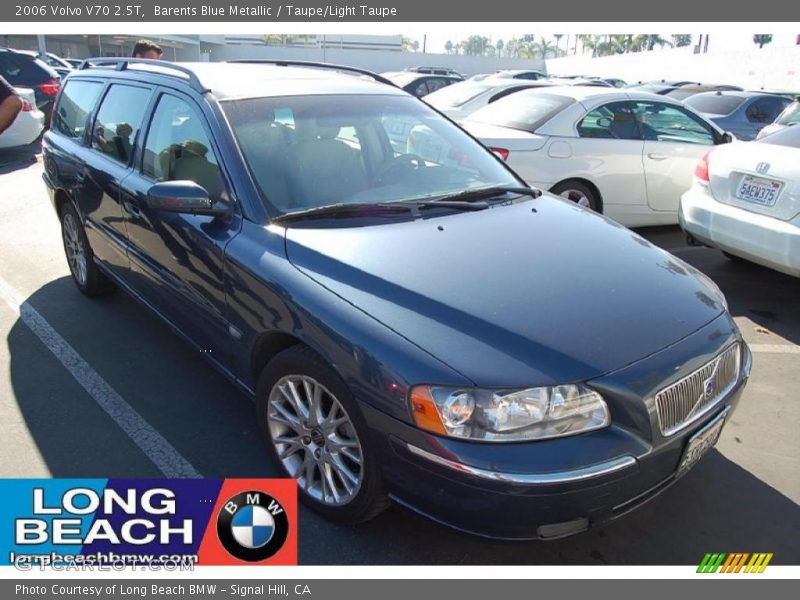 Barents Blue Metallic / Taupe/Light Taupe 2006 Volvo V70 2.5T