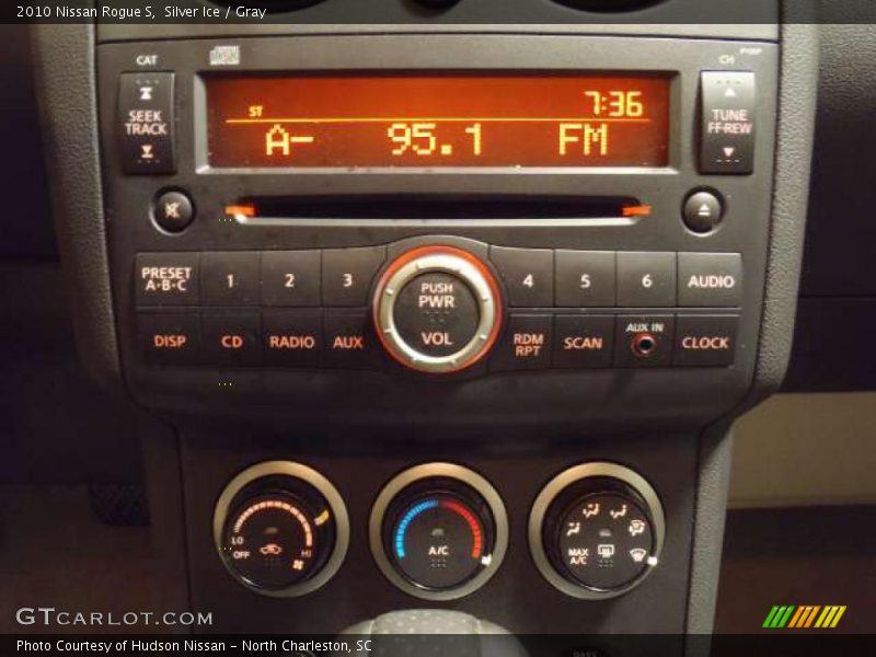 Silver Ice / Gray 2010 Nissan Rogue S