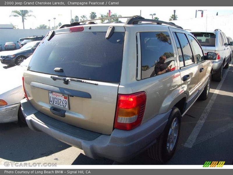Champagne Pearlcoat / Camel 2000 Jeep Grand Cherokee Laredo
