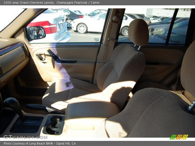 Champagne Pearlcoat / Camel 2000 Jeep Grand Cherokee Laredo