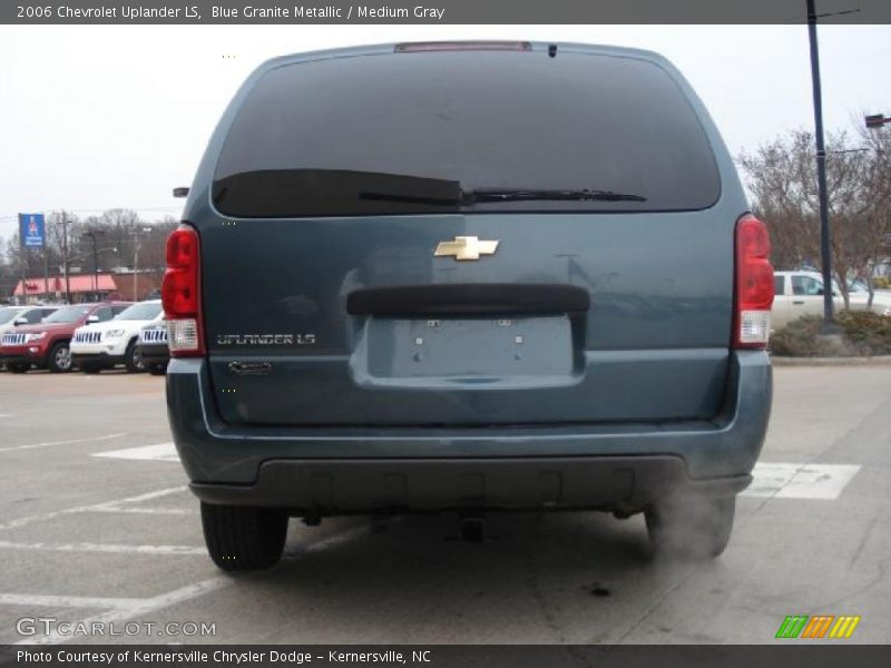 Blue Granite Metallic / Medium Gray 2006 Chevrolet Uplander LS