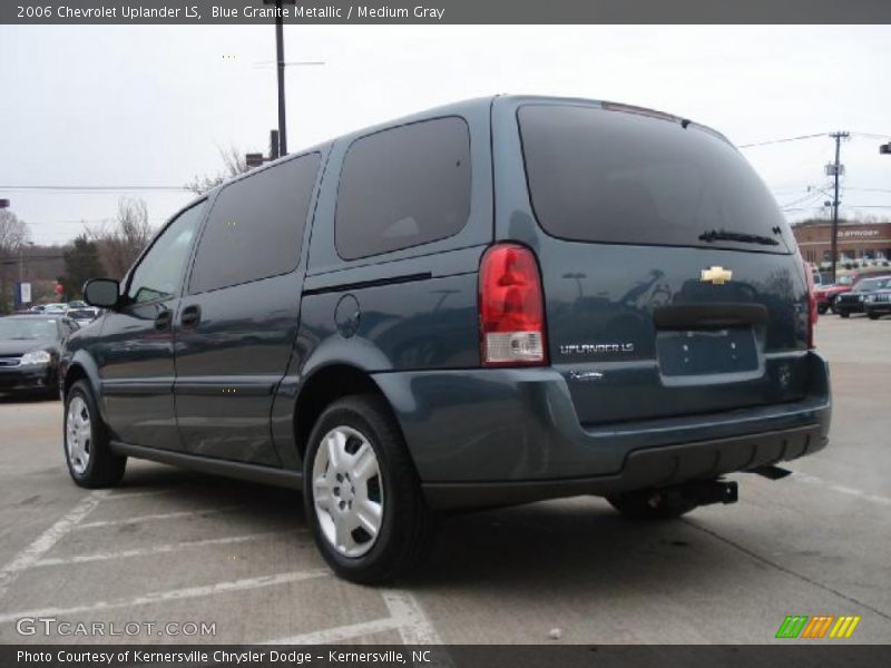 Blue Granite Metallic / Medium Gray 2006 Chevrolet Uplander LS