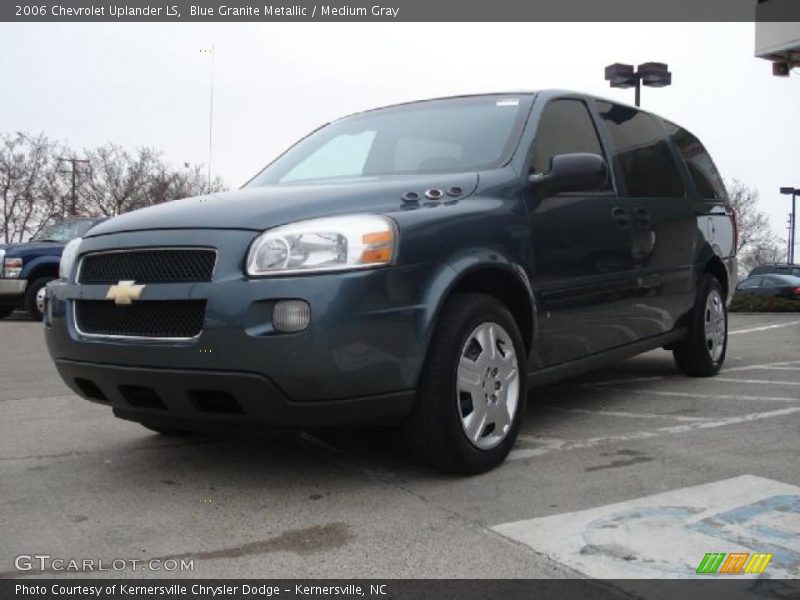 Blue Granite Metallic / Medium Gray 2006 Chevrolet Uplander LS