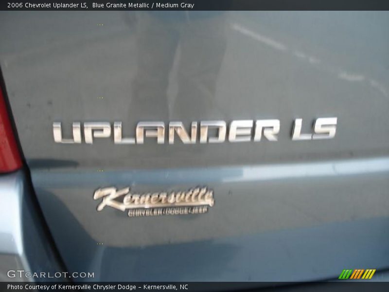 Blue Granite Metallic / Medium Gray 2006 Chevrolet Uplander LS