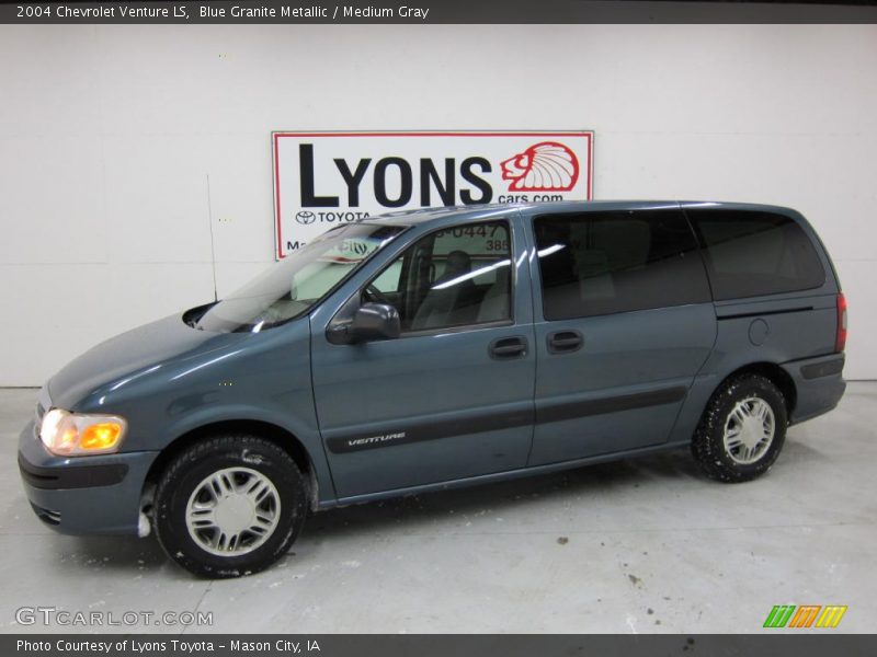 Blue Granite Metallic / Medium Gray 2004 Chevrolet Venture LS