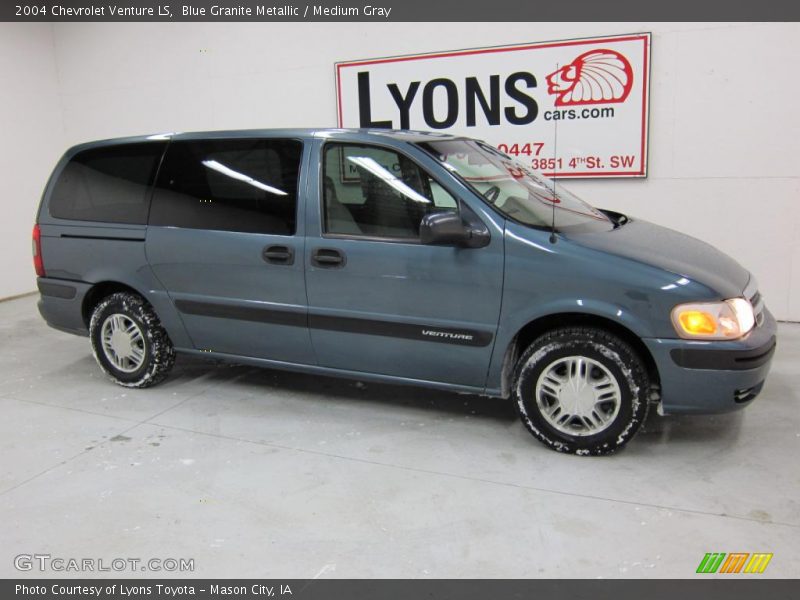 Blue Granite Metallic / Medium Gray 2004 Chevrolet Venture LS