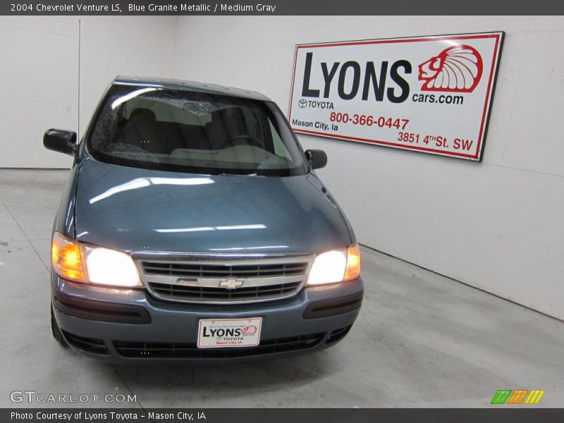 Blue Granite Metallic / Medium Gray 2004 Chevrolet Venture LS