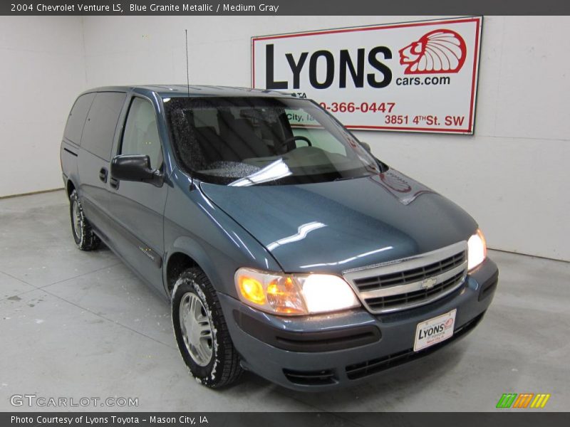 Blue Granite Metallic / Medium Gray 2004 Chevrolet Venture LS