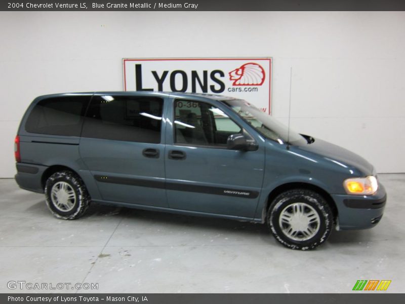 Blue Granite Metallic / Medium Gray 2004 Chevrolet Venture LS