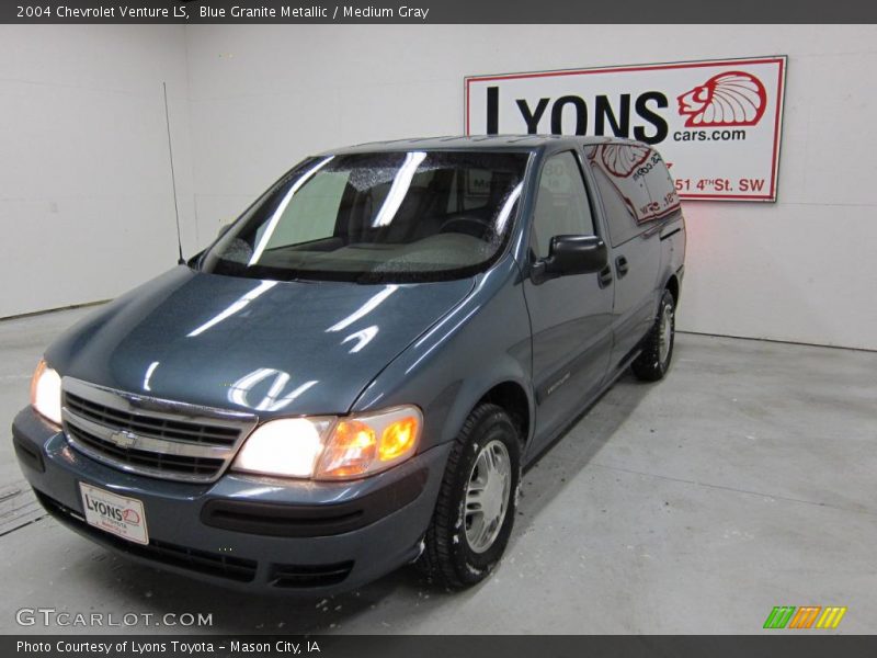 Blue Granite Metallic / Medium Gray 2004 Chevrolet Venture LS