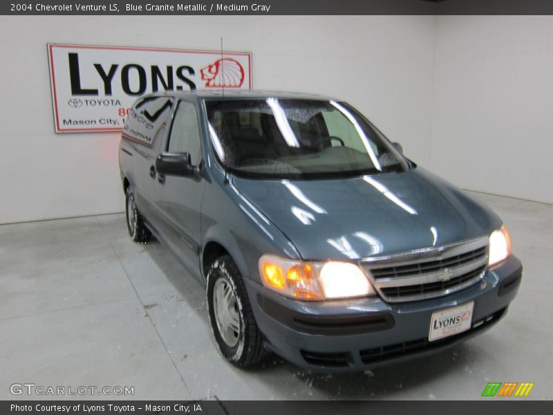 Blue Granite Metallic / Medium Gray 2004 Chevrolet Venture LS