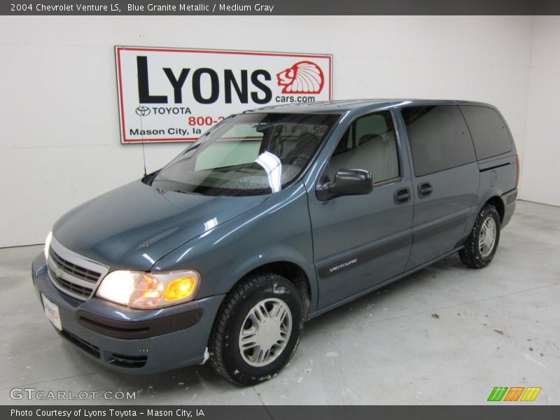 Blue Granite Metallic / Medium Gray 2004 Chevrolet Venture LS